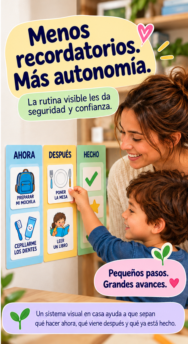 Guía de Autonomía Infantil 4–8 años + 5 Bonos Imprimibles 🎁